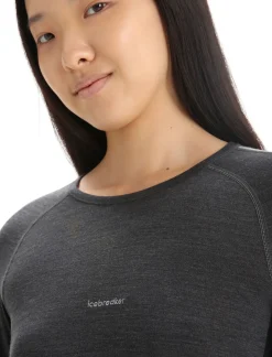 Women's 125 ZoneKnit™ Long Sleeve Crewe Thermal Top-Icebreaker Hot