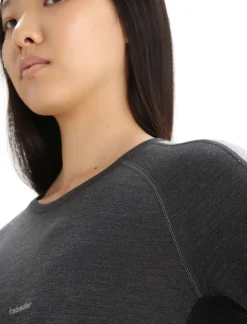 Women's 125 ZoneKnit™ Long Sleeve Crewe Thermal Top-Icebreaker Hot