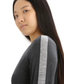 Women's 125 ZoneKnit™ Long Sleeve Crewe Thermal Top-Icebreaker Hot