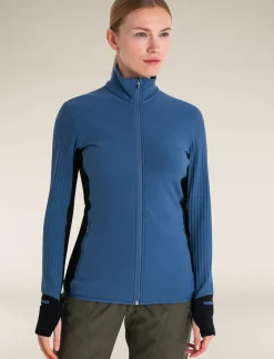 Women's Descender Long Sleeve Zip Jacket-Icebreaker Online