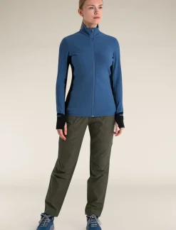 Women's Descender Long Sleeve Zip Jacket-Icebreaker Online