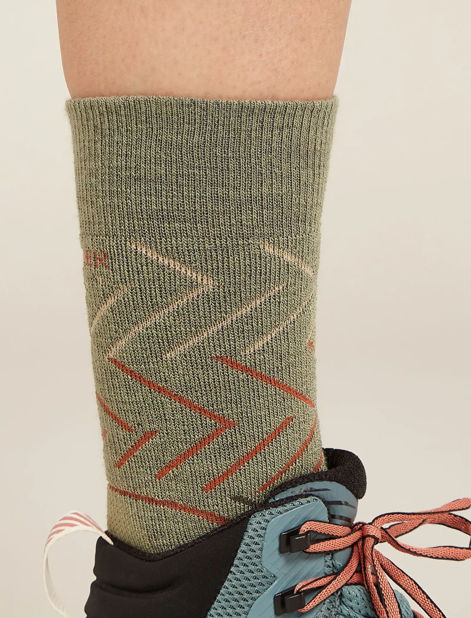 Women's Hike+ Medium Crew Sunrise-Icebreaker New