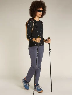 Women's Merino 200 Oasis Long Sleeve Crewe Thermal Top Snow Day-Icebreaker Sale