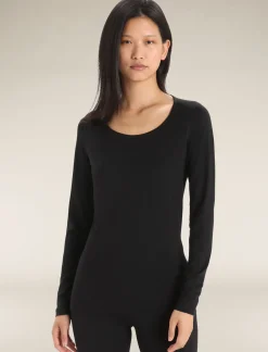 Women's Merino 200 Oasis Long Sleeve Scoop Thermal Top-Icebreaker