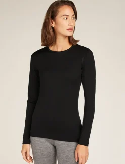 Women's Merino 200 Oasis Long Sleeve Crewe Thermal Top-Icebreaker Online