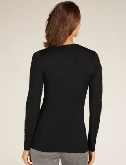 Women's Merino 200 Oasis Long Sleeve Crewe Thermal Top-Icebreaker Online