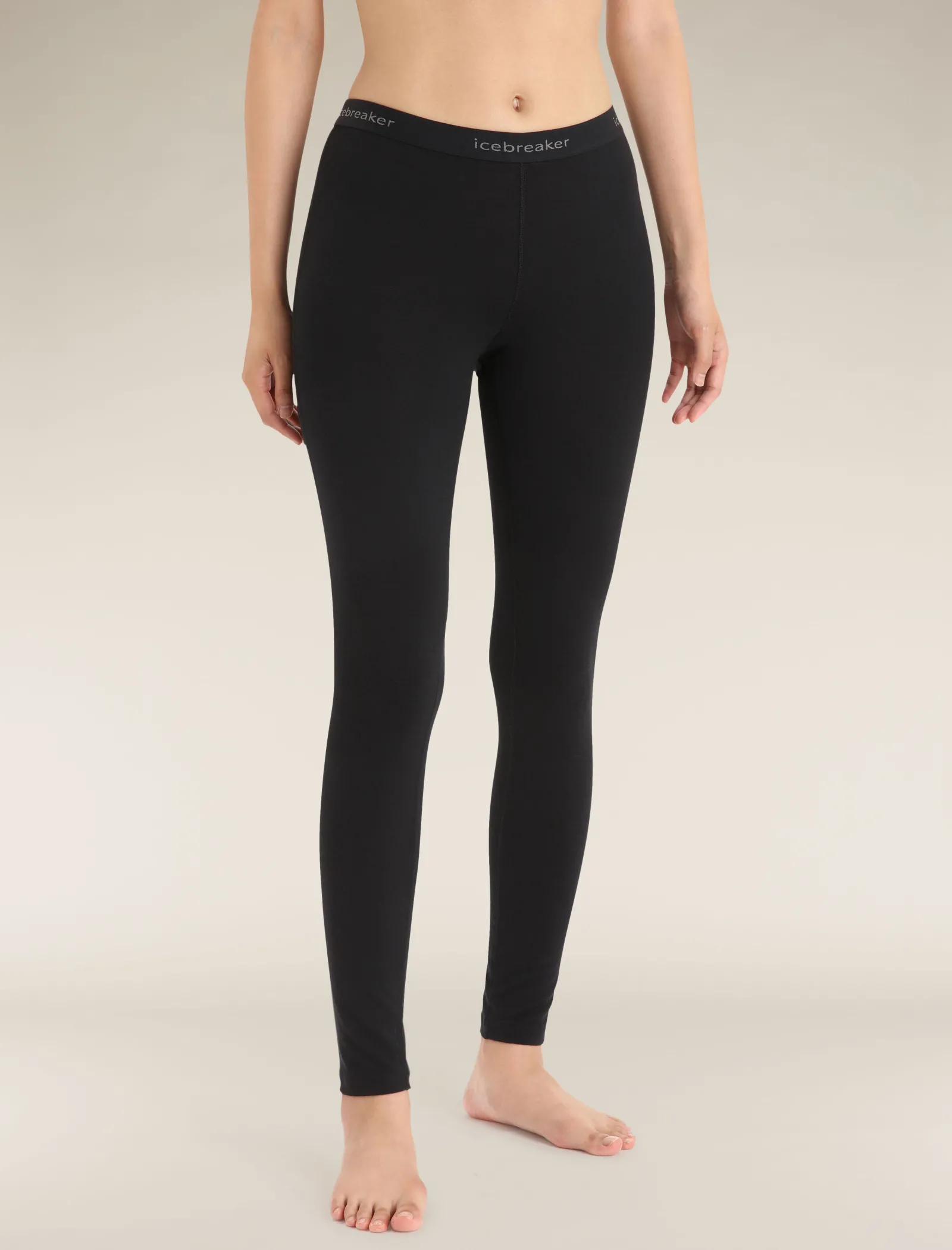 Icebreaker Women's Merino 200 Oasis Thermal Leggings Black Online