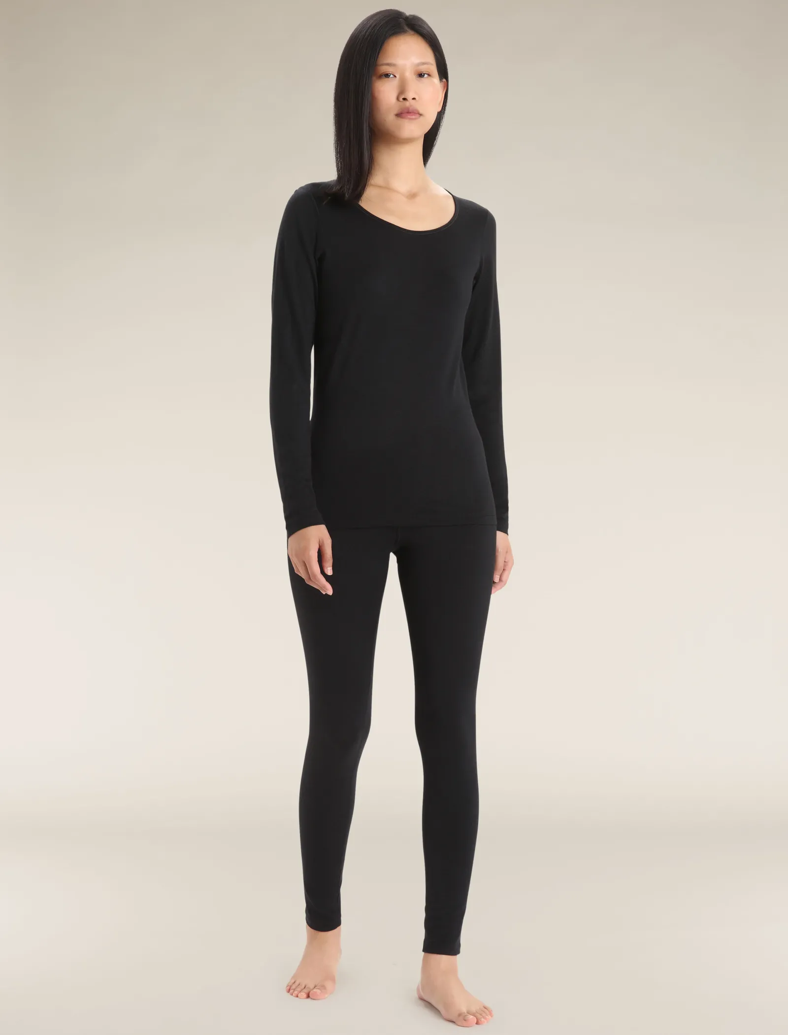 Icebreaker Women's Merino 200 Oasis Thermal Leggings Black Online