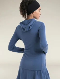 Women's Merino 260 Quantum Long Sleeve Zip Hoodie-Icebreaker New