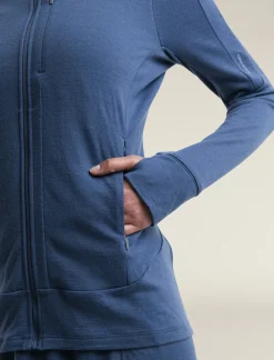 Women's Merino 260 Quantum Long Sleeve Zip Hoodie-Icebreaker New