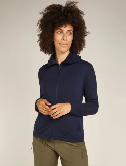 Women's Merino 360 Realfleece™ Elemental Long Sleeve Zip Hoodie-Icebreaker Discount