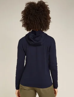 Women's Merino 360 Realfleece™ Elemental Long Sleeve Zip Hoodie-Icebreaker Discount