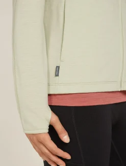 Women's Merino 360 Realfleece™ Elemental Long Sleeve Zip Hoodie-Icebreaker Best