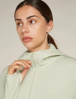 Women's Merino 360 Realfleece™ Elemental Long Sleeve Zip Hoodie-Icebreaker Best
