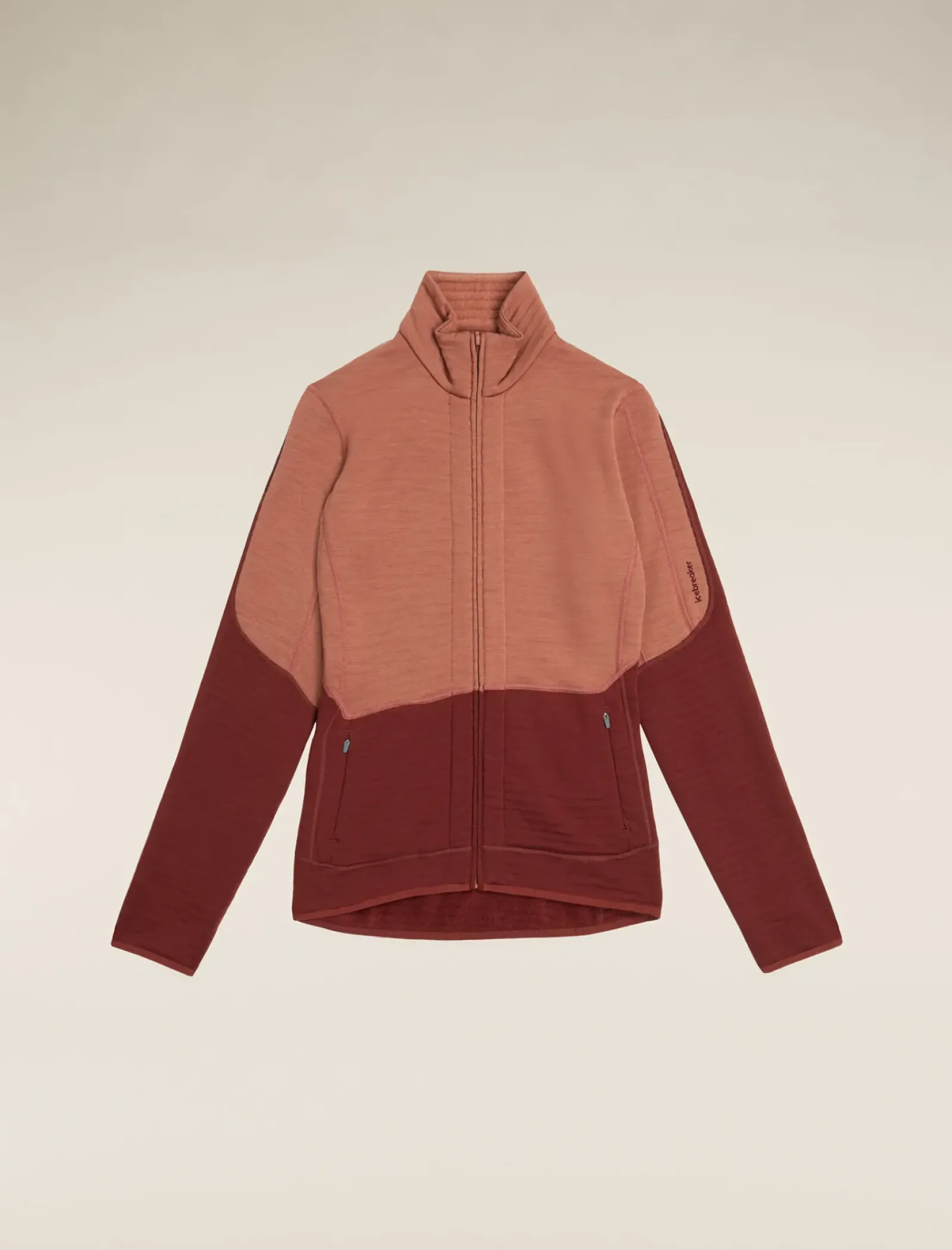 Women's Merino 400 RealFleece™ Descender Long Sleeve Zip Jacket-Icebreaker