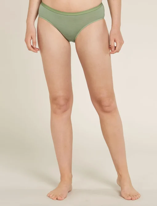 Icebreaker Women's Merino 150 Siren Hipkini Lichen Clearance