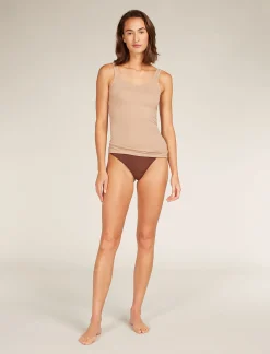 Icebreaker Women's Merino 150 Siren Tank Praline Cheap