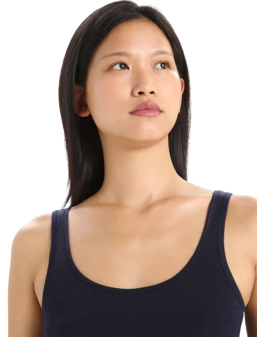 Icebreaker Women's Merino 150 Siren Tank MidnightNavy Hot