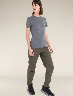 Icebreaker Women's Merino 150 Tech Lite Short Sleeve T-Shirt GritstoneHeather Best Sale