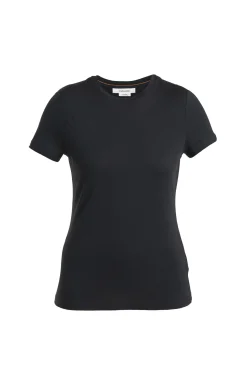 Icebreaker Women's Merino 150 Tech Lite Short Sleeve T-Shirt Black Best Sale