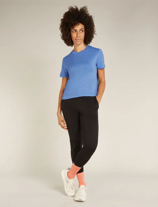 Icebreaker Women's Merino 150 Tech Lite Short Sleeve Crop T-Shirt Baja Store