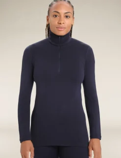 Women's Merino 260 Tech Long Sleeve Half Zip Thermal Top-Icebreaker Best