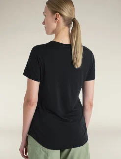Women's Merino Blend 125 Cool-Lite™ Sphere Short Sleeve Scoop T-Shirt-Icebreaker Outlet