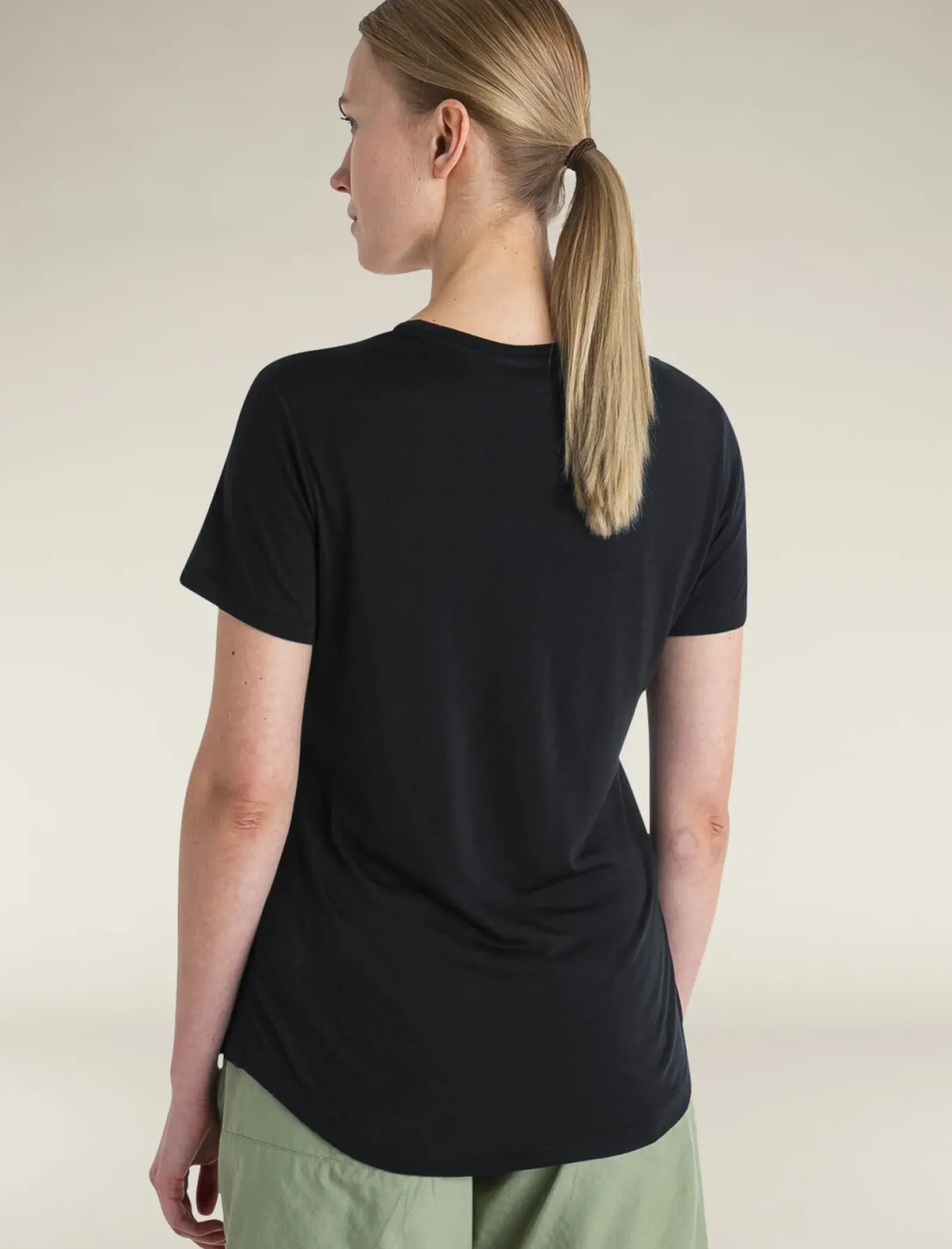Women's Merino Blend 125 Cool-Lite™ Sphere Short Sleeve Scoop T-Shirt-Icebreaker Outlet