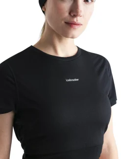 Women's Merino Blend 125 Cool-Lite™ Speed Short Sleeve Slit Back T-Shirt-Icebreaker Clearance