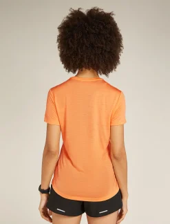 Icebreaker Women's Merino Blend 125 Cool-Lite™ Sphere Short Sleeve T-Shirt Feldspar Clearance