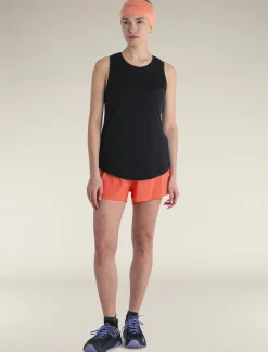 Icebreaker Women's Merino Blend 125 Cool-Lite™ Sphere Tank Black Hot