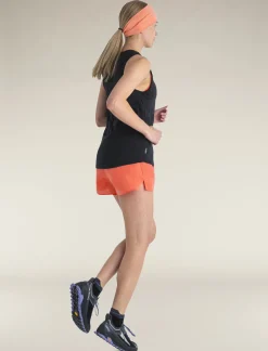Icebreaker Women's Merino Blend 125 Cool-Lite™ Sphere Tank Black Hot