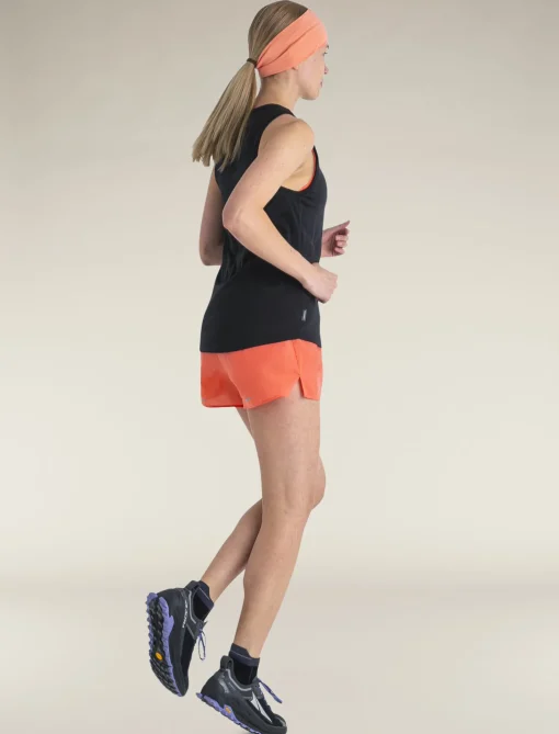 Icebreaker Women's Merino Blend 125 Cool-Lite™ Sphere Tank Black Hot