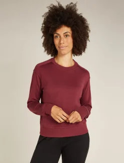 Women's Merino Blend 200 Crush Long Sleeve Sweatshirt-Icebreaker Sale