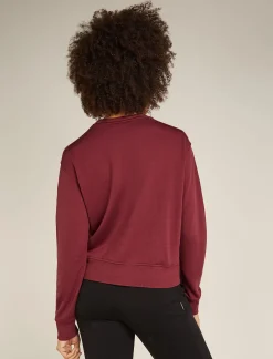 Women's Merino Blend 200 Crush Long Sleeve Sweatshirt-Icebreaker Sale