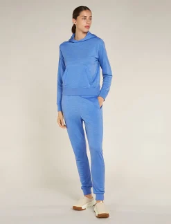 Icebreaker Women's Merino Blend 200 Crush Pants Baja Hot