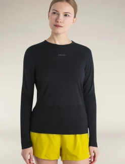 Women's Merino Blend 125 ZoneKnit™ Energy Wind Long Sleeve T-Shirt-Icebreaker Sale