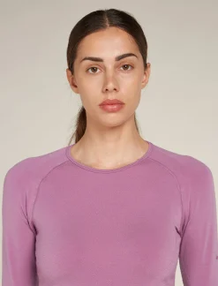 Icebreaker Women's Merino Blend 260 ZoneKnit™ Seamless Long Sleeve Crewe Thermal Top Deco Cheap