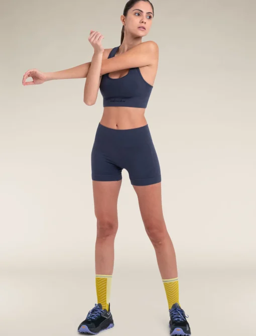 Icebreaker Women's Merino Blend 260 ZoneKnit™ Seamless Bra Graphite Shop