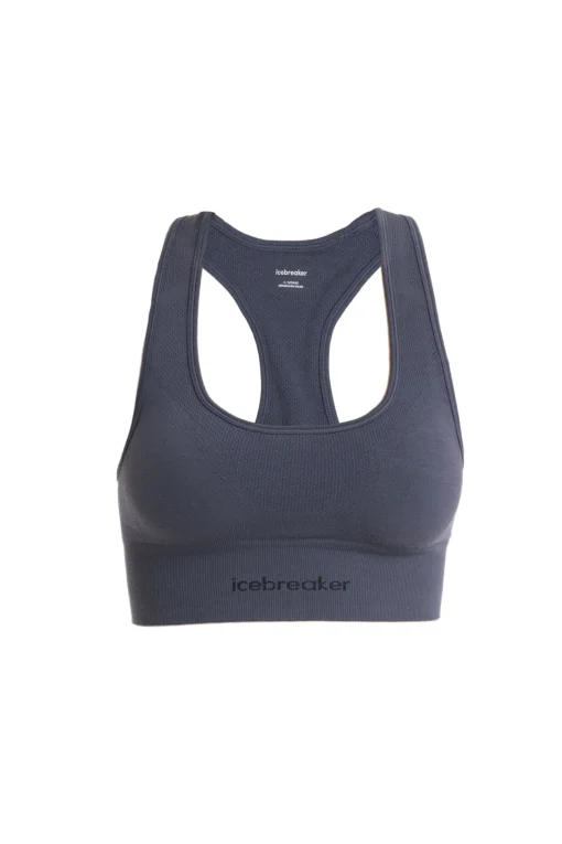 Icebreaker Women's Merino Blend 260 ZoneKnit™ Seamless Bra Graphite Shop
