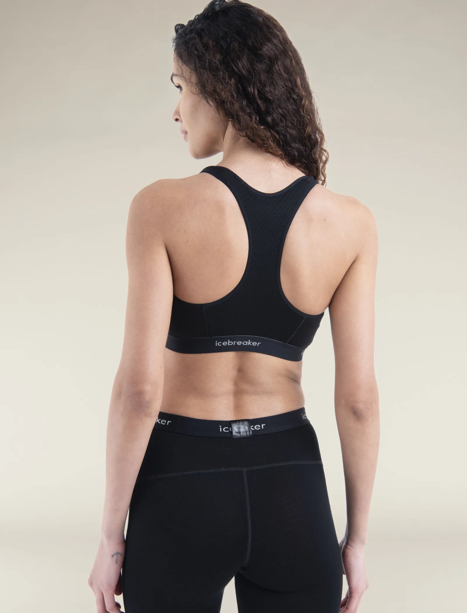 Icebreaker Women's Merino Blend 125 ZoneKnit™ Racerback Bra Black Online