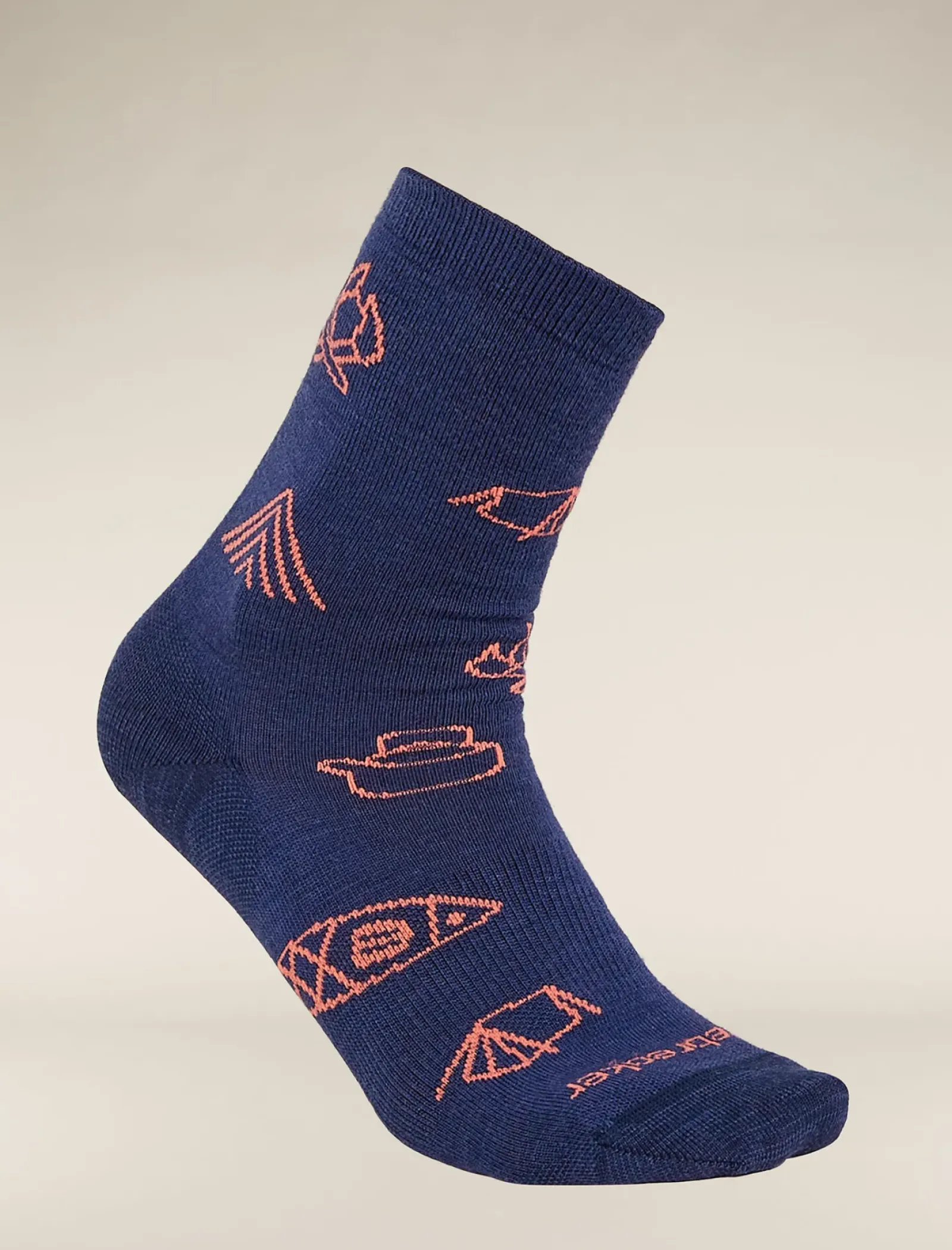 Women's Merino Lifestyle Ultralight Crew Socks Camp Essential-Icebreaker Hot