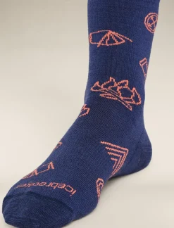 Women's Merino Lifestyle Ultralight Crew Socks Camp Essential-Icebreaker Hot