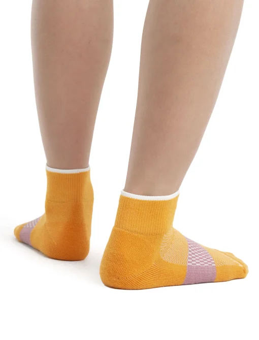 Icebreaker Women's Merino Multisport Light Mini Socks Solar/Snow New