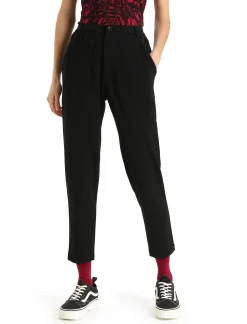 Icebreaker Women's MerinoFine™ Interlock Pants Black Cheap
